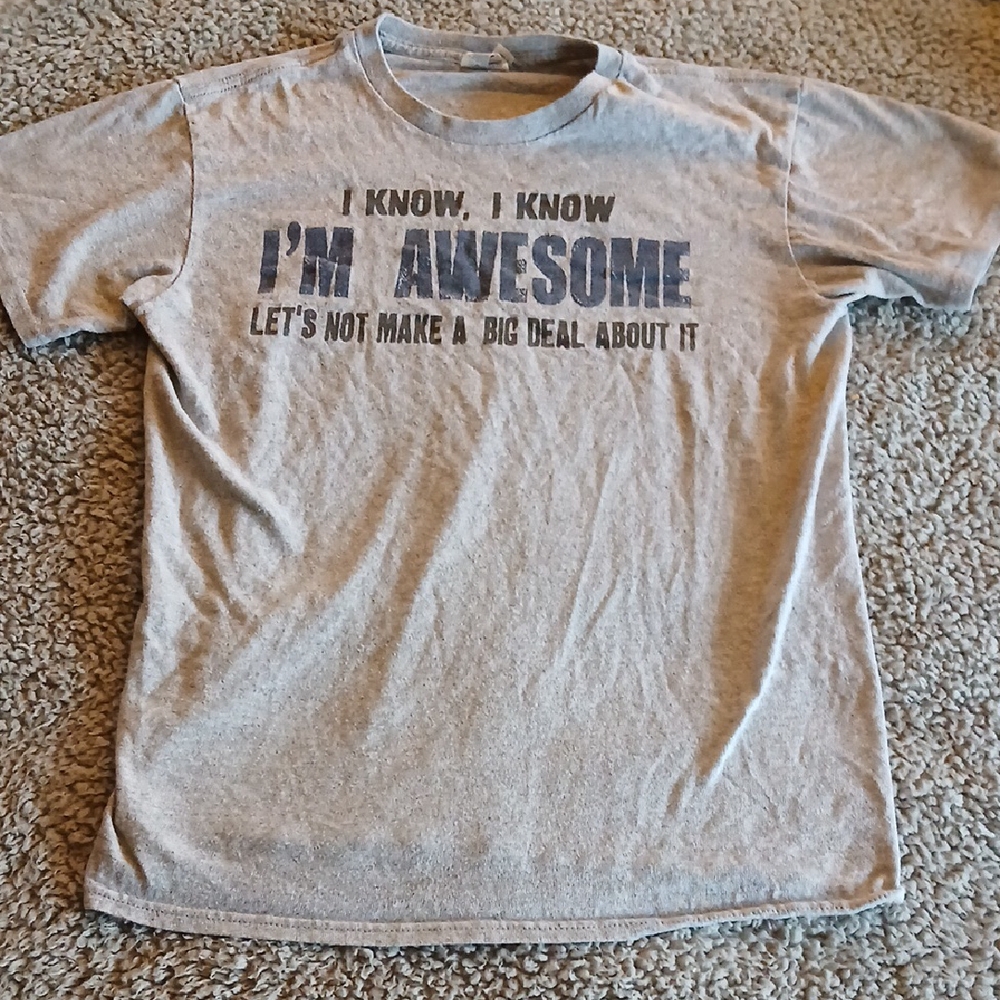Gray Graphic Kids T-Shirt